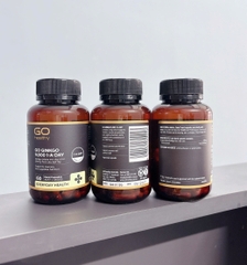Go healthy Go Ginkgo 9000 1-a-day bổ não, tuần hoàn máu não 60v (09/27)