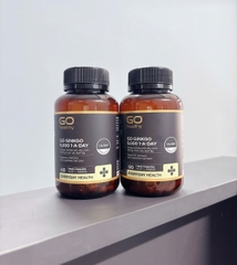 Go healthy Go Ginkgo 9000 1-a-day bổ não, tuần hoàn máu não 60v (09/27)