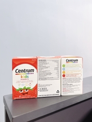 Centrum kids strawberry multivitamin & minerals tổng hợp vitamin cho trẻ từ 4 tuổi (03/26)