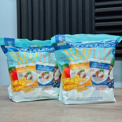 Tropical Fields Coconut Rolls MultiPack bánh quế dừa vị xoài và việt quất 22 gói x 15g (04/26)