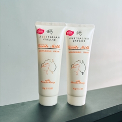 G&M Australian Goats Milk Moisturising Cream & Manuka Honey kem dưỡng ẩm và phục hồi da 100g (02/26)