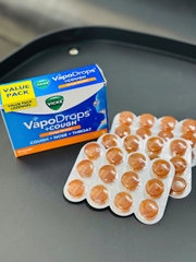 Vicks VapoDrops Cough Lozenges viên ngậm giảm ho vị cam 36 viên (04/26)