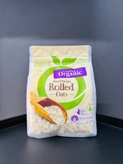 Macro Organic Australian Rolled Oats yến mạch hữu cơ nguyên hạt cán dẹt 500g (03/26)