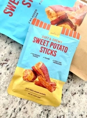 Snak Yard Sweet Potato Sticks, Soft & Chewy khoai lang sấy dẻo không đường 6x80g (08/26)