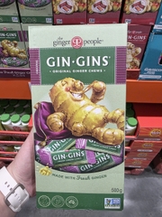 Gin Gin Original Ginger Chews kẹo gừng mềm dẻo vị nguyên bản 500g (09/26)