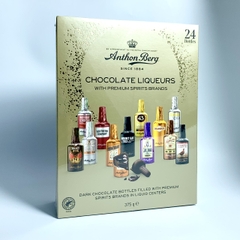 Anthon Berg Chocolate Liqueurs socola rượu cao cấp nhân tan chảy 375g 24 viên (05/26)