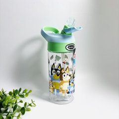 Zak Bluey Kids Water Bottle bình nước trẻ em quai xách chống rò rỉ 517ml