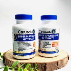 Caruso's Super Magnesium Glycinate viên uống bổ sung Magie khả năng hấp thụ cao 60v (10/28)