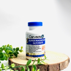 Caruso's Super Magnesium Glycinate viên uống bổ sung Magie khả năng hấp thụ cao 60v (10/28)