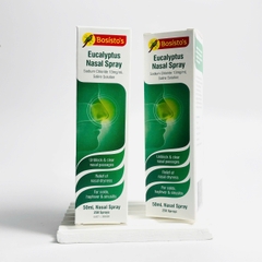 Bosisto's Eucalyptus Nasal Spray xịt thông mũi giảm nghẹt mũi mùi khuynh diệp thích hợp từ 2 tuổi 50ml (10/28)