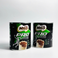 Milo Protein Chocolate Malt Powder Hot or Cold Drink milo giàu đạm protein 440g (03/27)