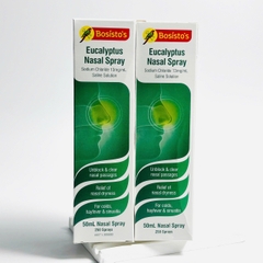 Bosisto's Eucalyptus Nasal Spray xịt thông mũi giảm nghẹt mũi mùi khuynh diệp thích hợp từ 2 tuổi 50ml (10/28)
