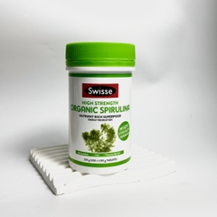 Swisse Organic Spirulina 1000mg viên uống tảo xoắn 200v (10/28)