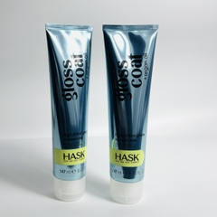 Hask Argan Gloss Coat High Shine Hair Glaze kem xả dưỡng tóc bóng mượt, chống xơ rối 147ml