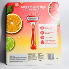 Gillette Venus Comfort Glide Sunny Citrus set dao cạo đầu gel 1 cán + 12 lưỡi dao
