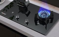 BẾP GAS THÔNG MINH, LỬA XANH - LỚN - ĐỀU, DỄ VỆ SINH MẶT KÍNH - ĐẦU ĐỐT