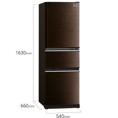 Tủ lạnh Mitsubishi MR-CX35EM-BRW 272 lít 3 cửa Inverter