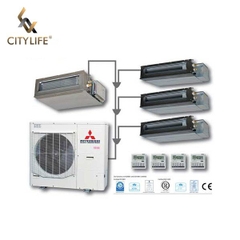 Combo điều hòa cho căn hộ 3 phòng ngủ: Hệ Mini KX: PK & 3 PN âm trần nối ống gió