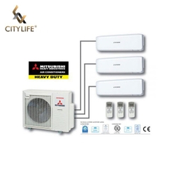 Combo điều hòa cho căn hộ 2 phòng ngủ: Hệ Multi: PK & 2 PN dàn lạnh treo tường