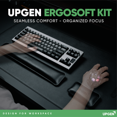 Bộ Phụ Kiện Kê Tay - Lót Chuột 4 Trong 1 Upgen ErgoSoft Kit - Seamless Comfort, Organized Focus
