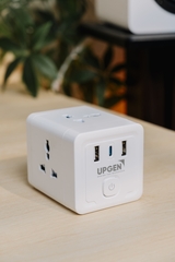 Upgen T1 Mini - Ổ cắm điện không dây tích hợp sạc nhanh đa năng