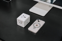Upgen T1 Mini - Ổ cắm điện không dây tích hợp sạc nhanh đa năng