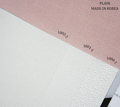 Giấy dán tường màu trắng nhập khẩu Hàn Quốc Plain 1000-2