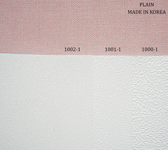 Giấy dán tường màu trắng nhập khẩu Hàn Quốc Plain 1000-2
