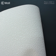 Giấy dán tường màu trắng nhập khẩu Hàn Quốc Plain 1000-2