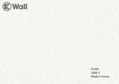 Giấy dán tường màu trắng nhập khẩu Hàn Quốc Plain 1000-2