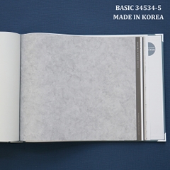 Giấy dán tường một màu Hàn Quốc Basic+ 34534-5