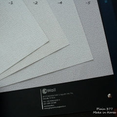 Giấy dán tường Hàn Quốc vân vải 377 Plain