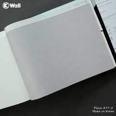 Giấy dán tường Hàn Quốc vân vải 377 Plain