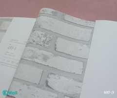 Giấy dán tường giả gạch Hàn Quốc Basic+ 497-3