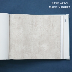 Giấy dán tường một màu Hàn Quốc Basic+ 443-3
