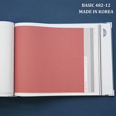 Giấy dán tường một màu Hàn Quốc Basic+ 482-12