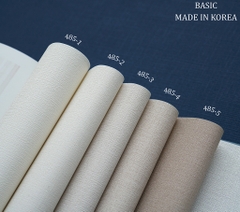Giấy dán tường một màu Hàn Quốc Basic+ 485-3