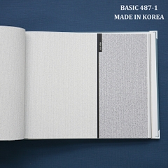 Giấy dán tường một màu Hàn Quốc Basic+ 487-1