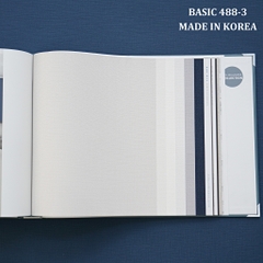 Giấy dán tường một màu Hàn Quốc Basic+ 488-3