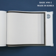 Giấy dán tường một màu Hàn Quốc Basic+ 490-2