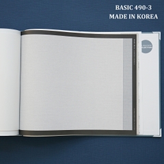 Giấy dán tường một màu Hàn Quốc Basic+ 490-3
