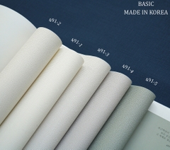 Giấy dán tường một màu Hàn Quốc Basic+ 491-5