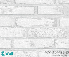 Giấy dán tường giả gạch Hàn Quốc Basic+ 497-2