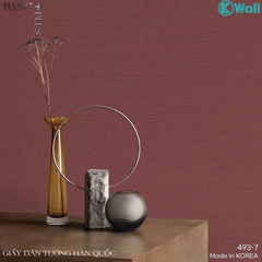 Giấy dán tường một màu Hàn Quốc Basic+ 493-7