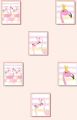 Giấy dán tường phòng bé gái Hàn Quốc Fiore 81163