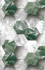 Giấy dán tường hoa 3D Hàn Quốc Fiore 81177