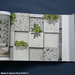 Giấy dán tường giả gạch Hàn Quốc Fiore 81241