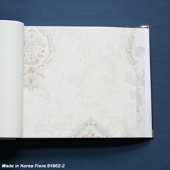 Giấy dán tường tân cổ diển Hàn Quốc Fiore 81802