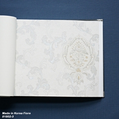 Giấy dán tường tân cổ diển Hàn Quốc Fiore 81802