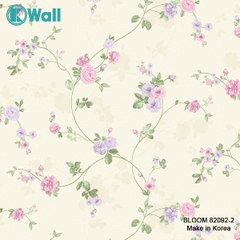 Giấy dán tường hoa thiên nhiên Hàn Quốc Bloom 82092